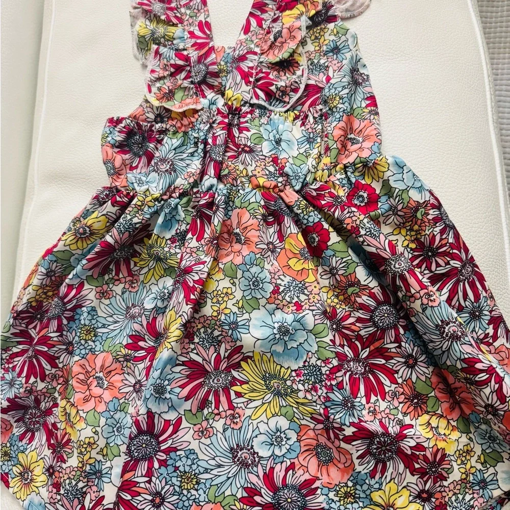 Floral Baby Dress with Matching Bag
